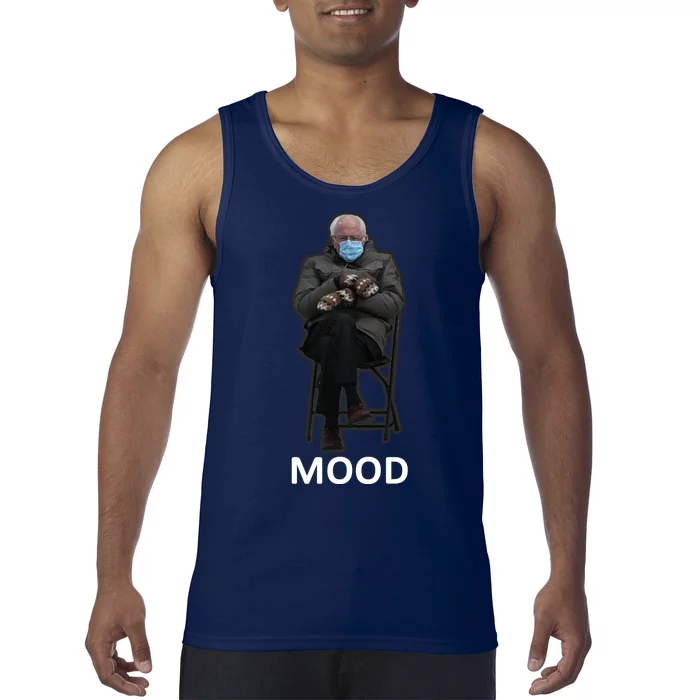 Mood Bernie Sanders Mittens Inauguration Tank Top