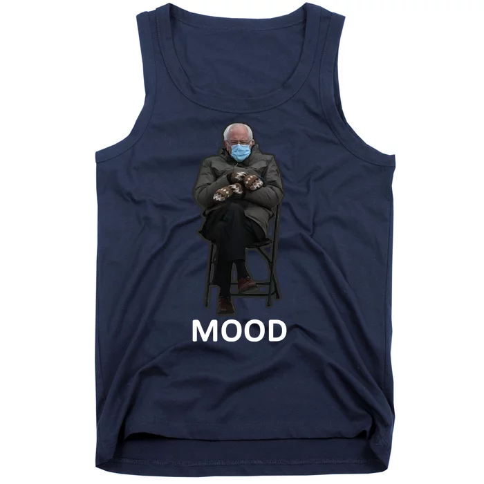 Mood Bernie Sanders Mittens Inauguration Tank Top