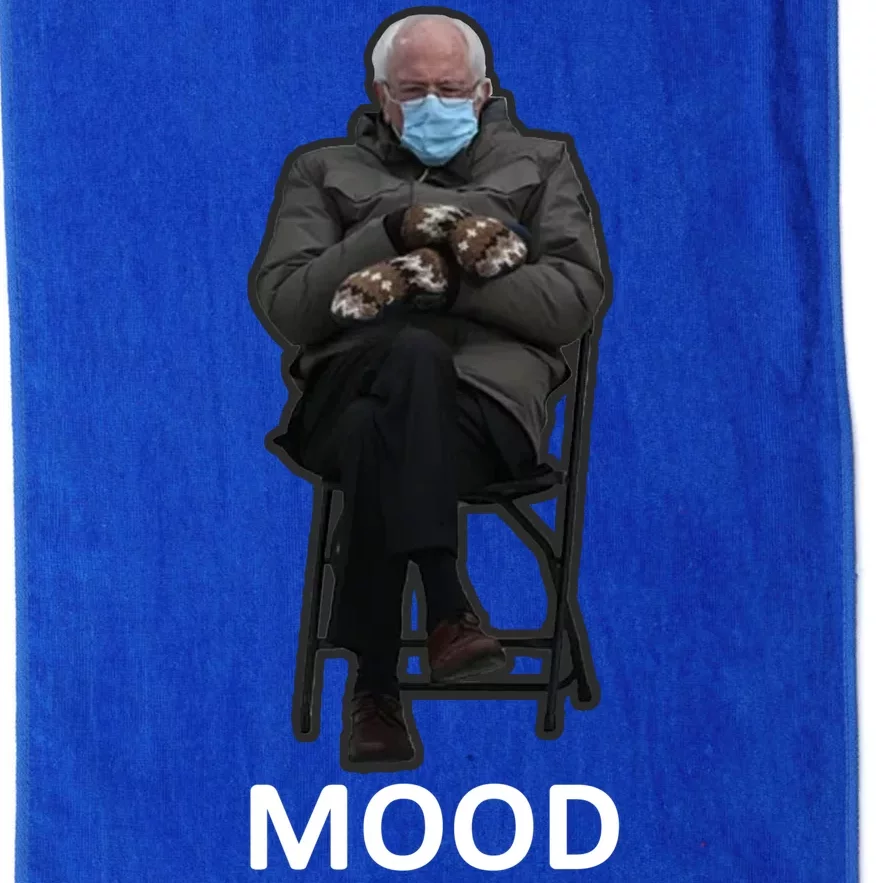 Mood Bernie Sanders Mittens Inauguration Platinum Collection Golf Towel