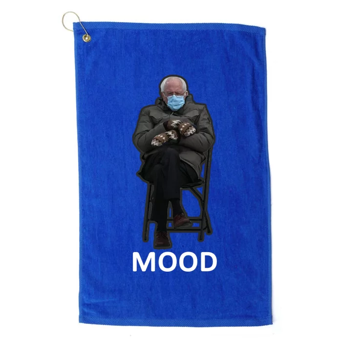 Mood Bernie Sanders Mittens Inauguration Platinum Collection Golf Towel