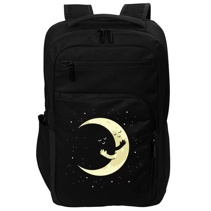 Moon Hug Sky Filled With Stars Impact Tech Backpack