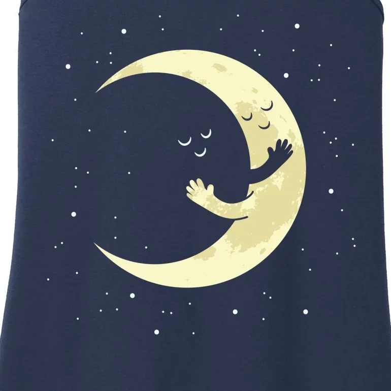 Moon Hug Sky Filled With Stars Ladies Essential Tank