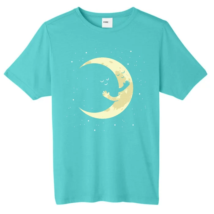 Moon Hug Sky Filled With Stars ChromaSoft Performance T-Shirt