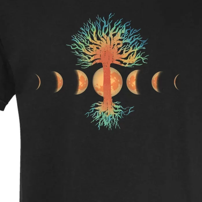 Moon Phases Tree Of Life Garment-Dyed Heavyweight T-Shirt