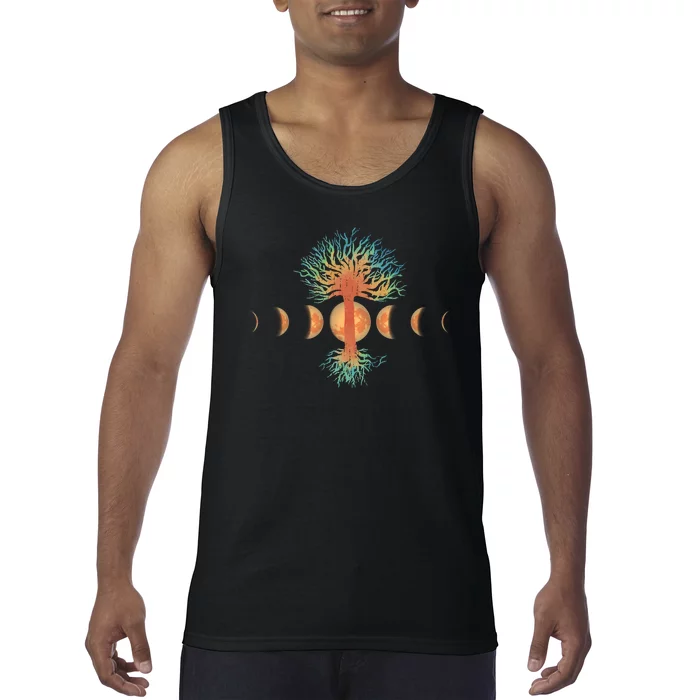 Moon Phases Tree Of Life Tank Top