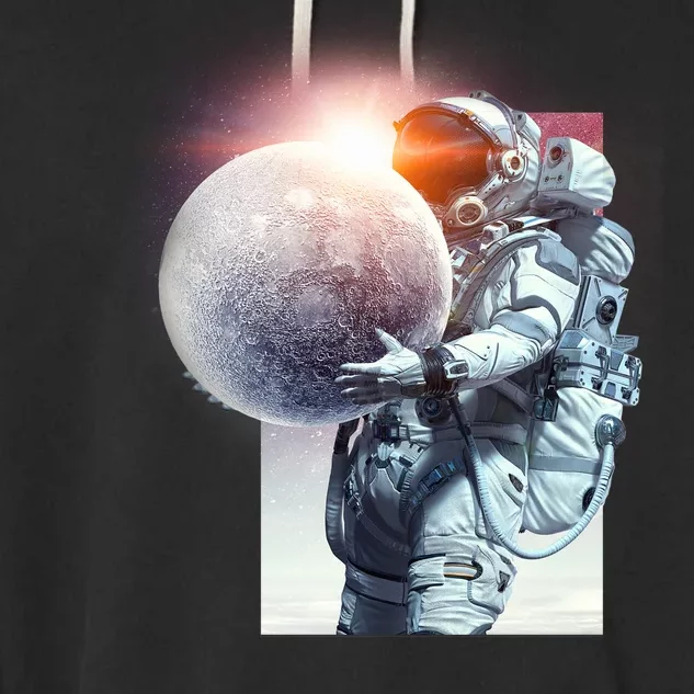 Moon Play Graphic Garment-Dyed Fleece Hoodie