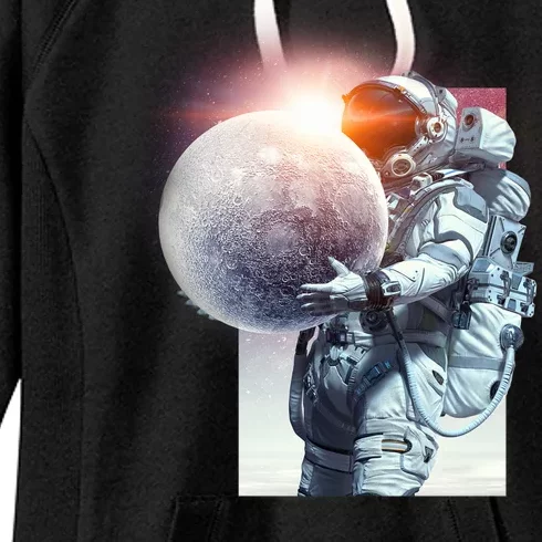 Moon Play Graphic Women's Fleece Hoodie