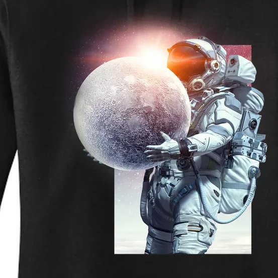 Moon Play Graphic Women's Pullover Hoodie