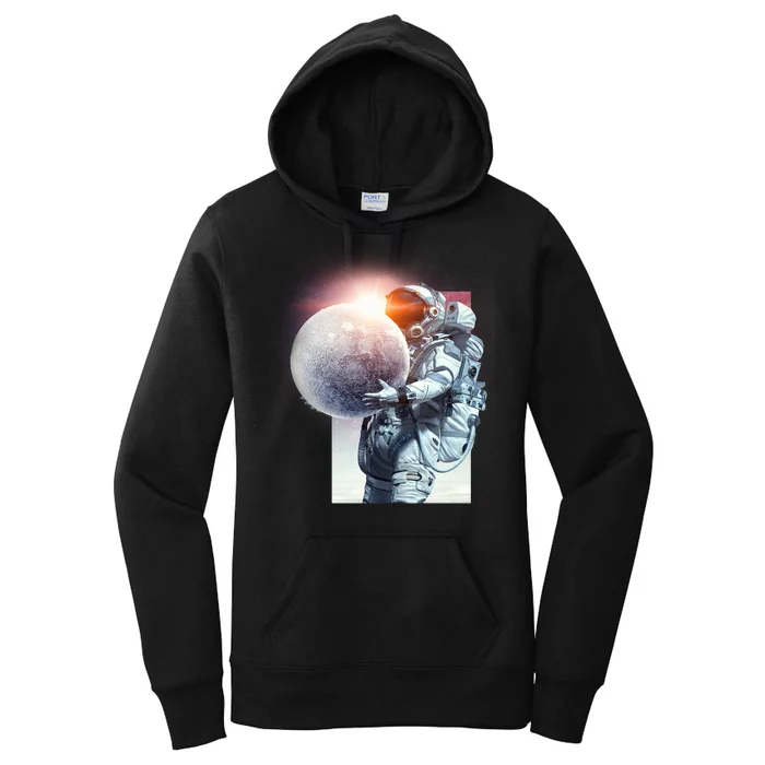 Moon Play Graphic Women's Pullover Hoodie