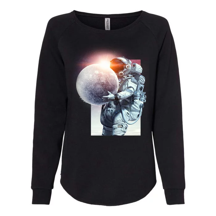 Moon Play Graphic Womens California Wash Sweatshirt