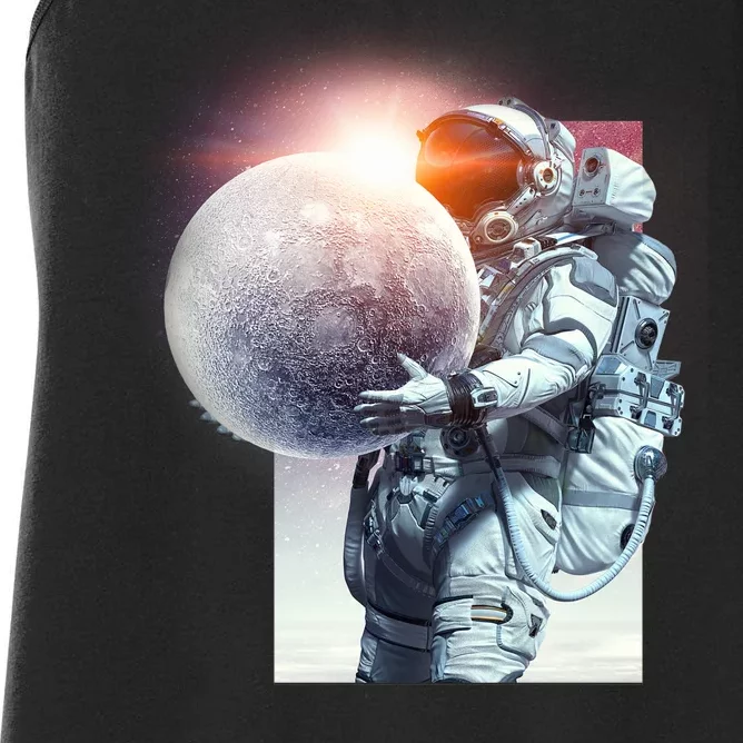 Moon Play Graphic Women's Racerback Tank