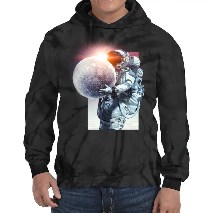 Moon Play Graphic Tie Dye Hoodie