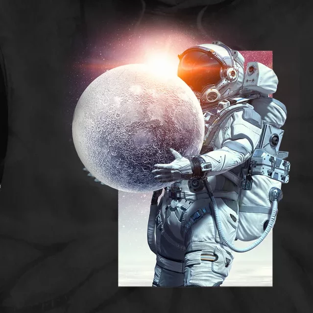 Moon Play Graphic Tie Dye Hoodie