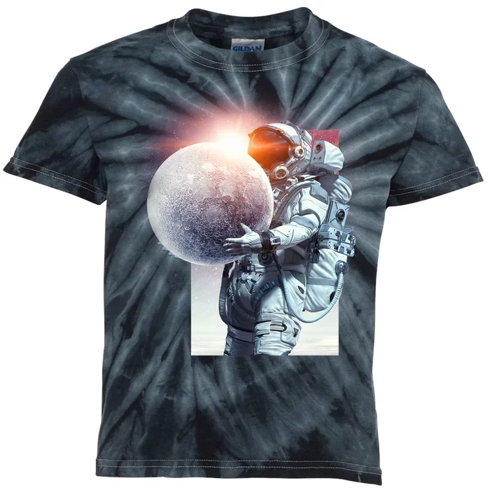 Moon Play Graphic Kids Tie-Dye T-Shirt