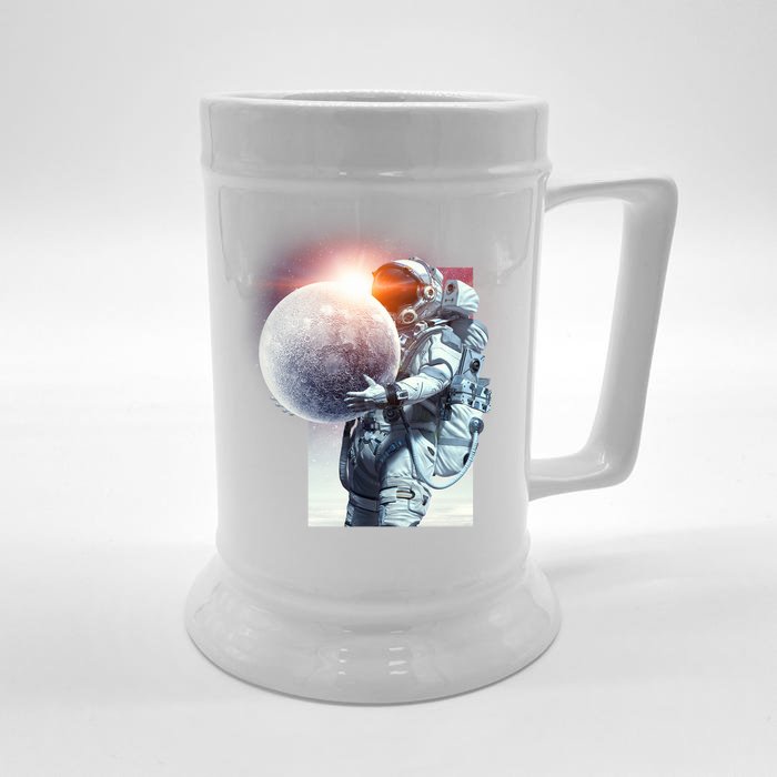 Moon Play Graphic Front & Back Beer Stein