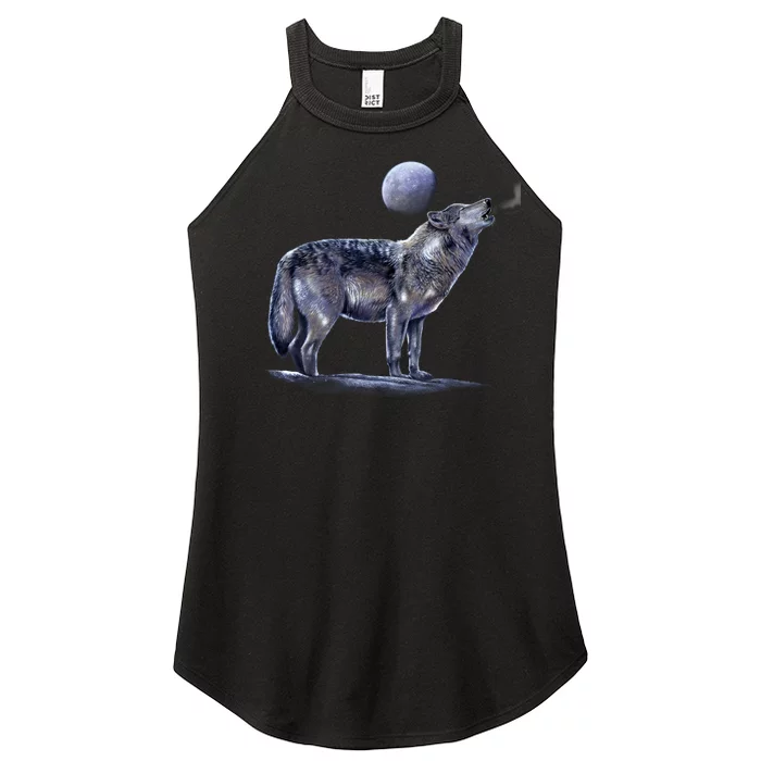 Moon Wolf Women’s Perfect Tri Rocker Tank