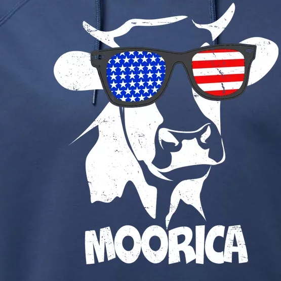 Moorica Cow Performance Fleece Hoodie