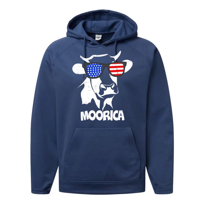 Moorica Cow Performance Fleece Hoodie