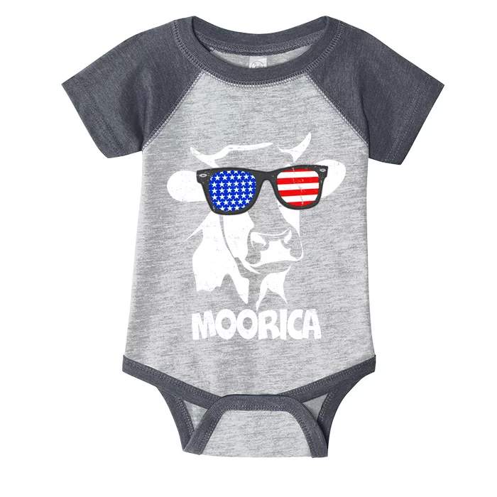 Moorica Cow Infant Baby Jersey Bodysuit