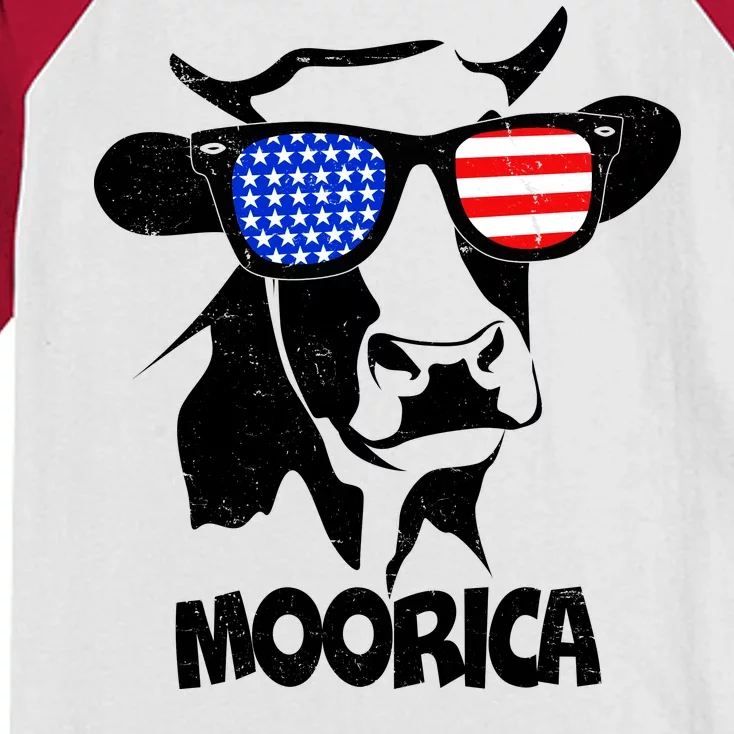 Moorica Cow Kids Colorblock Raglan Jersey