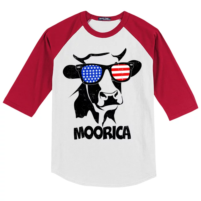 Moorica Cow Kids Colorblock Raglan Jersey