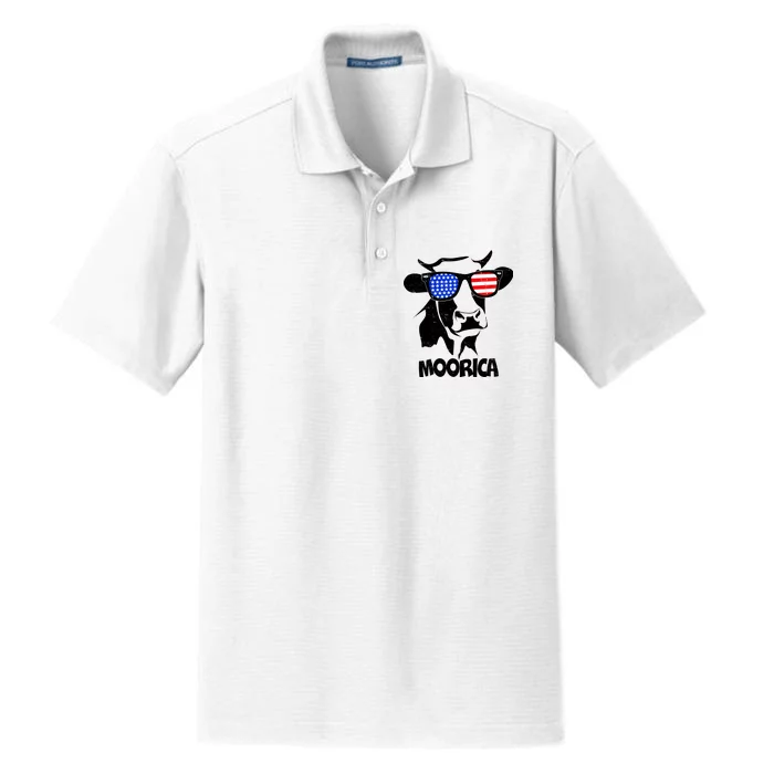 Moorica Cow Dry Zone Grid Performance Polo