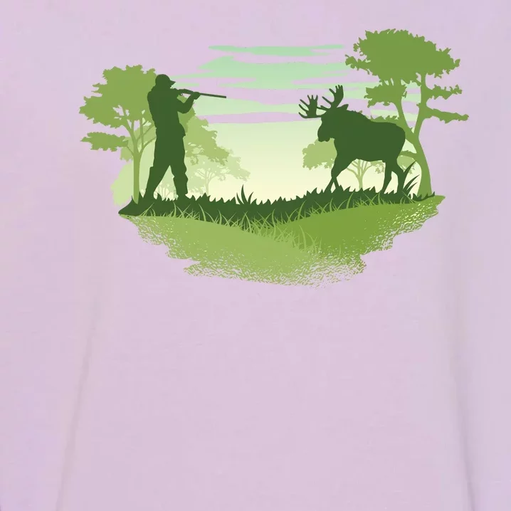 Moose Hunting Garment-Dyed Sweatshirt