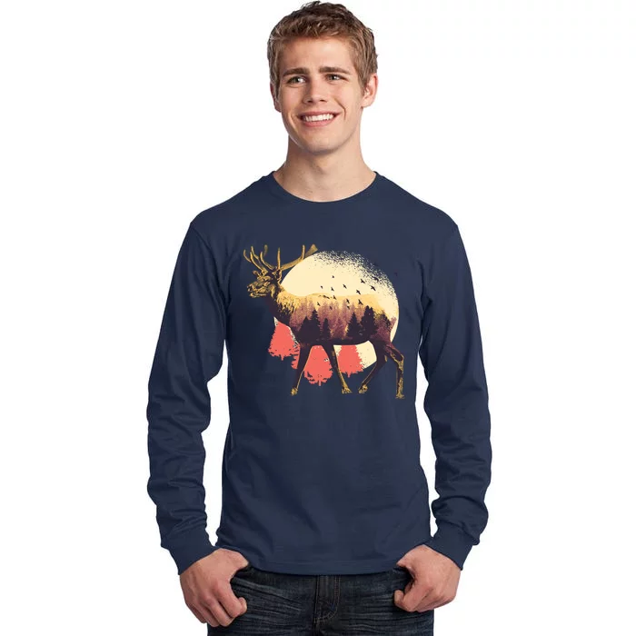 Moose Nature Tall Long Sleeve T-Shirt