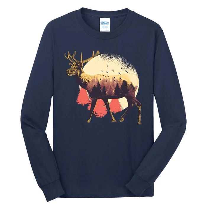 Moose Nature Tall Long Sleeve T-Shirt