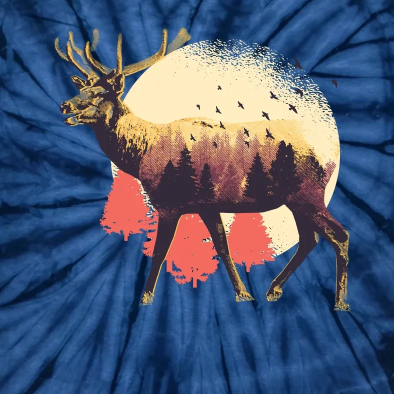 Moose Nature Tie-Dye T-Shirt