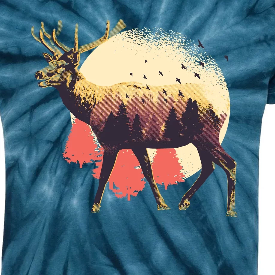 Moose Nature Kids Tie-Dye T-Shirt