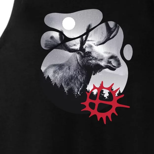 Moose Nature Sami Sun Ladies Tri-Blend Wicking Tank