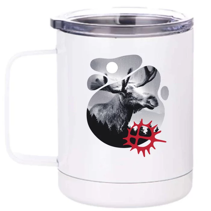 Moose Nature Sami Sun Front & Back 12oz Stainless Steel Tumbler Cup