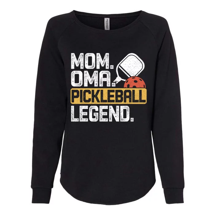 Mom Oma Pickleball Legend Vintage Gift Womens California Wash Sweatshirt