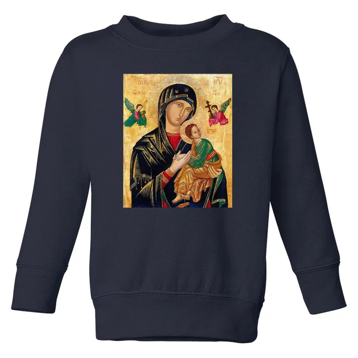 Mother Of Perpetual Help Toddler Sweatshirt