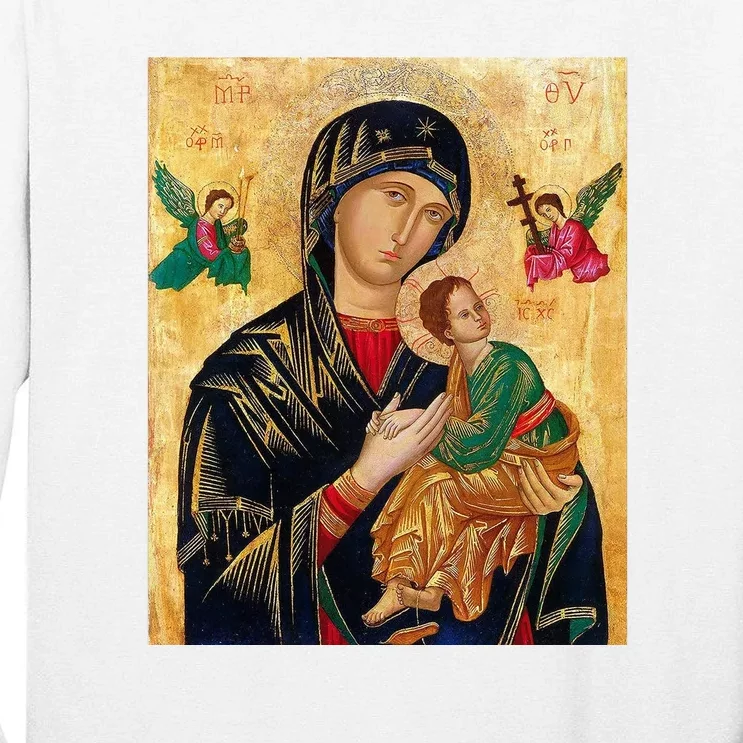 Mother Of Perpetual Help Tall Long Sleeve T-Shirt