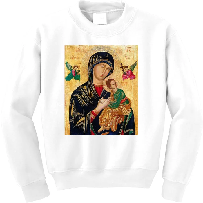 Mother Of Perpetual Help Kids Sweatshirt