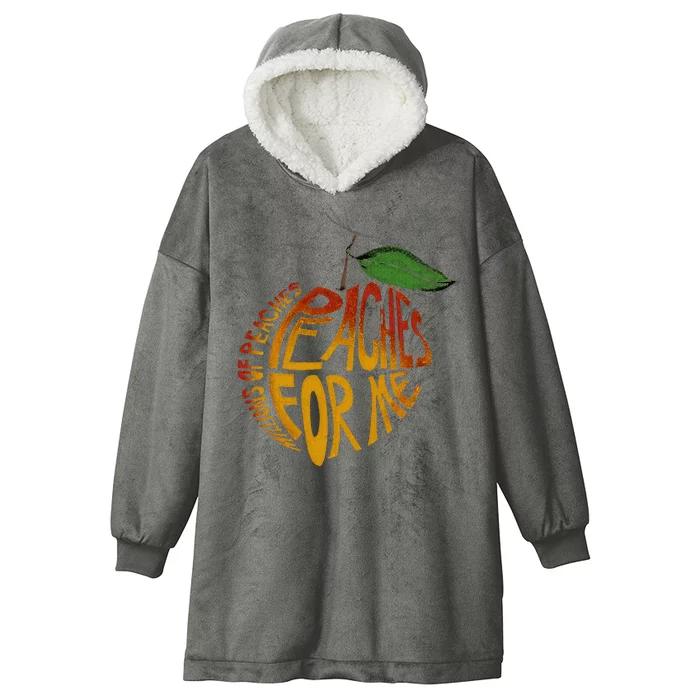 Millions Of Peaches Hooded Wearable Blanket