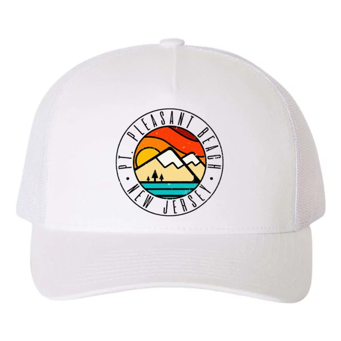 Minimalist Outdoors Pt. Pleasant Beach Point New Jersey Nj Yupoong Adult 5-Panel Trucker Hat