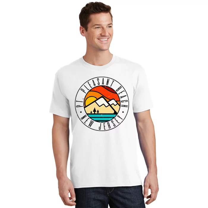 Minimalist Outdoors Pt. Pleasant Beach Point New Jersey Nj T-Shirt