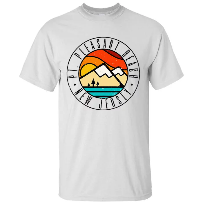 Minimalist Outdoors Pt. Pleasant Beach Point New Jersey Nj Tall T-Shirt