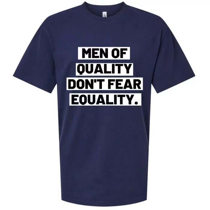 M.E.N. Of Quality Dont Fear Equality Sueded Cloud Jersey T-Shirt