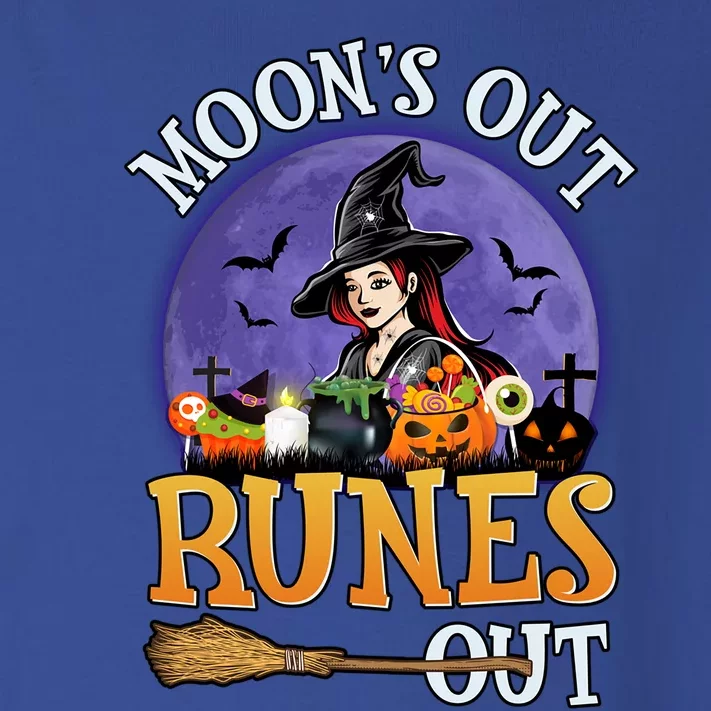 MoonS Out Runes Out Witches Funny Halloween Gift Toddler Long Sleeve Shirt