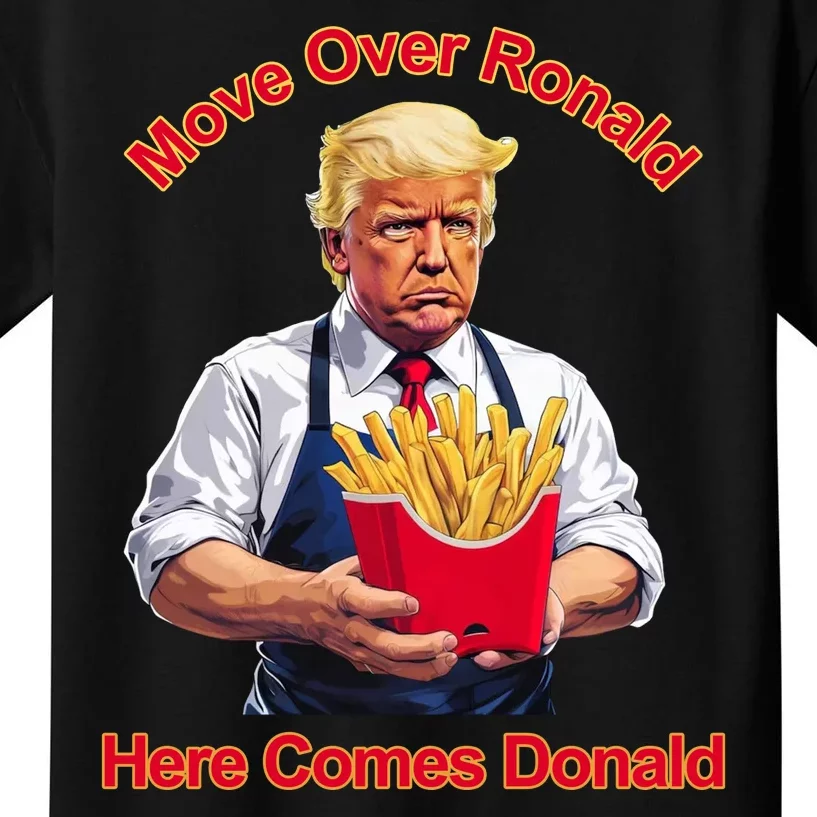 Move Over Ronald Heres Comes Donald Kids T-Shirt