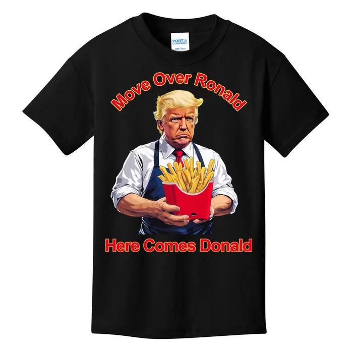 Move Over Ronald Heres Comes Donald Kids T-Shirt