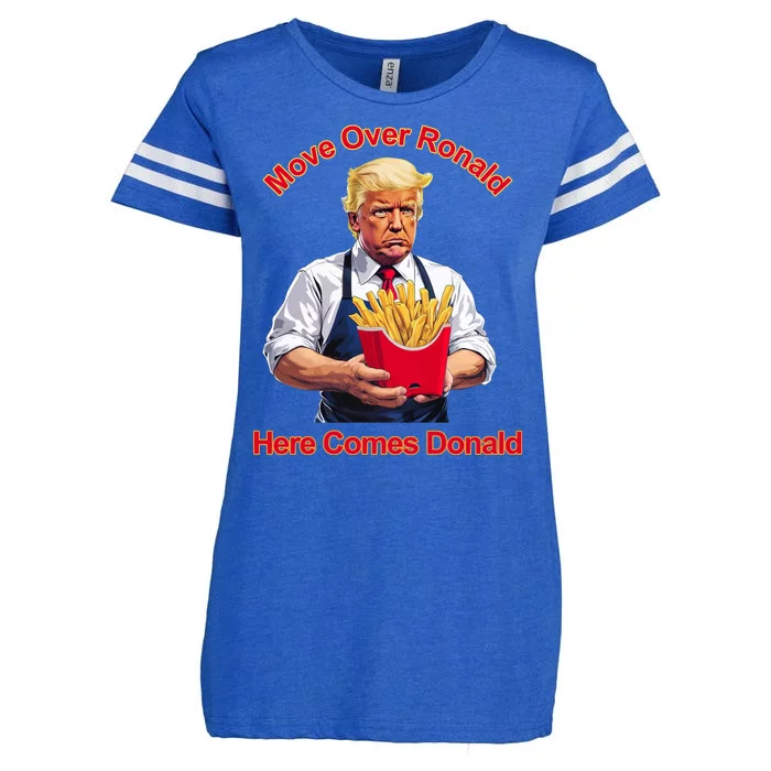 Move Over Ronald Heres Comes Donald Enza Ladies Jersey Football T-Shirt