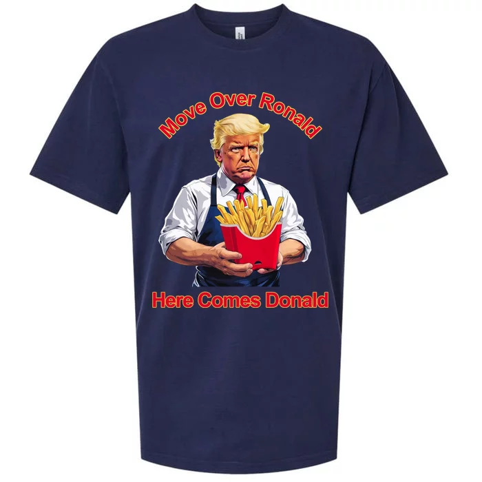 Move Over Ronald Heres Comes Donald Sueded Cloud Jersey T-Shirt