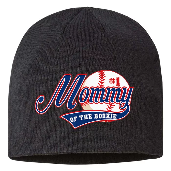 Mommy Of Rookie 1st Birthday Baseball Theme Matching Party 8 1/2in Sustainable Knit Beanie