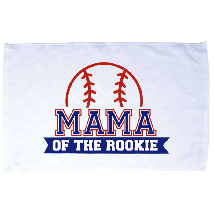 Mama Of Rookie 1st Birthday Baseball Theme Matching Party Microfiber Hand Towel