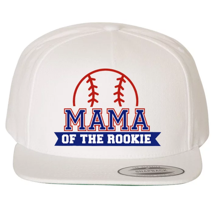 Mama Of Rookie 1st Birthday Baseball Theme Matching Party Wool Snapback Cap